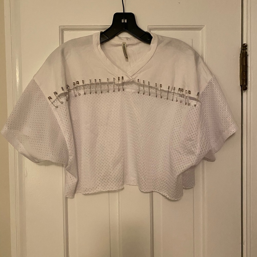 Emma & Sam White Jersey Tee